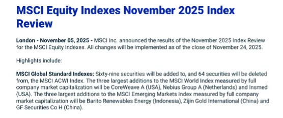 重要指数刚刚宣布：新纳入17只A股（附名单）